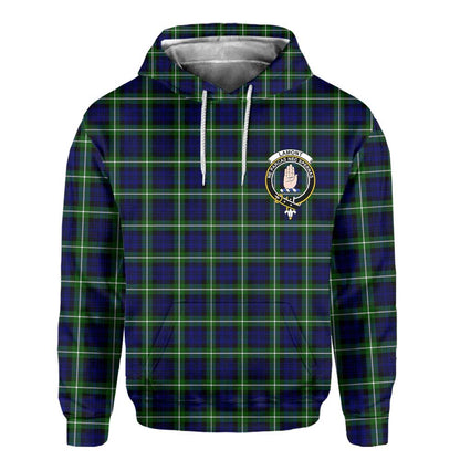 Clan Lamont Tartan Men Hoodie Crest And Plaid Basic Style