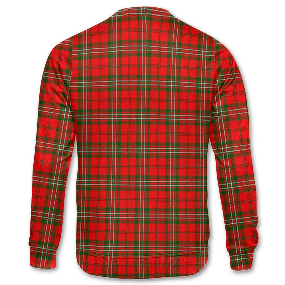 Clan Langlands Tartan Men Sweatshirt Crest And Plaid Basic Style