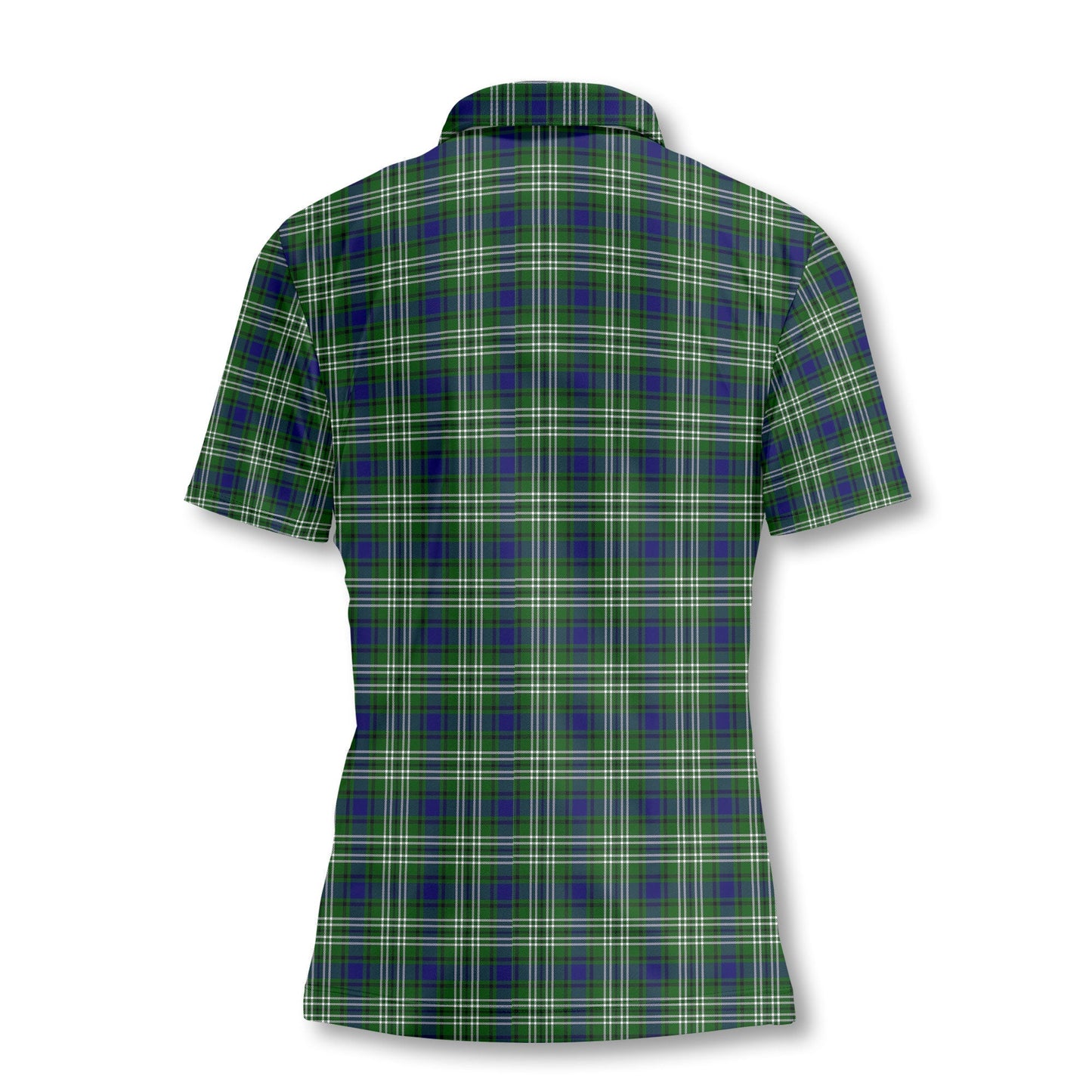 Clan Learmonth Tartan Women Polo Shirt Crest And Plaid Basic Style