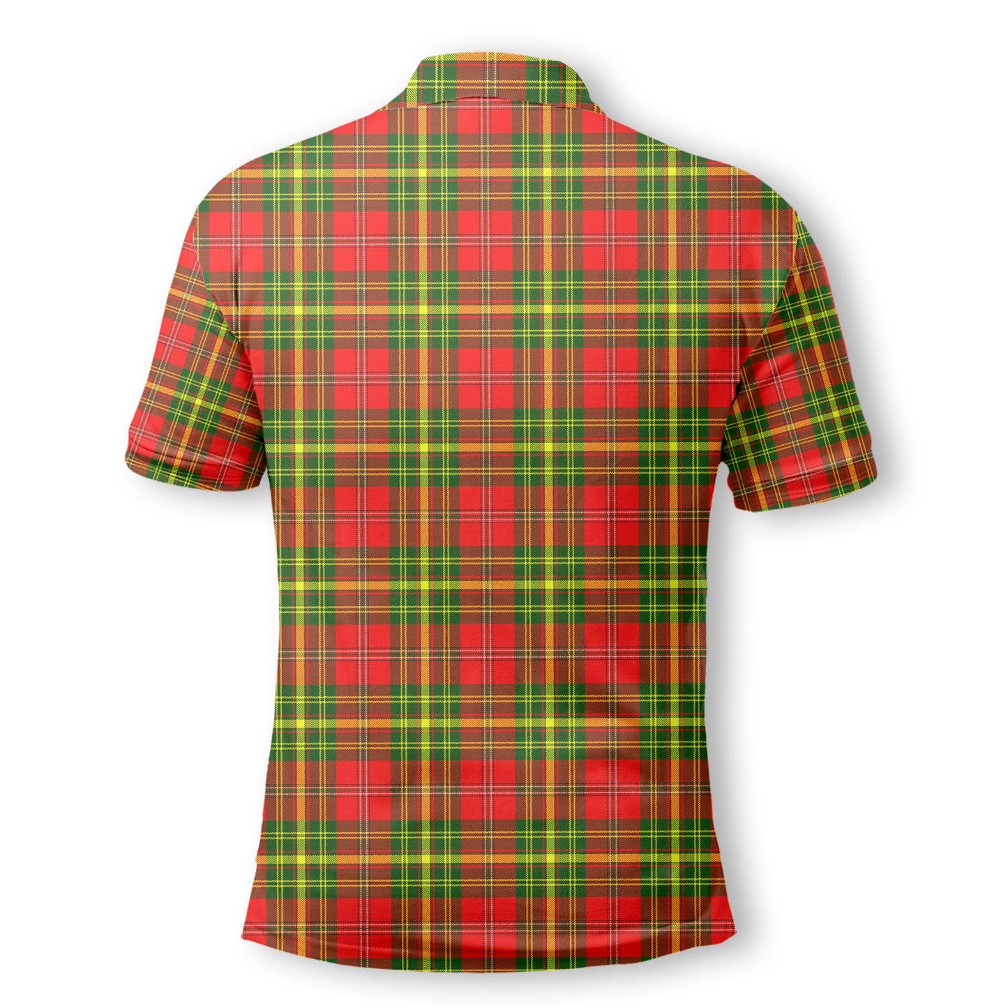 Clan Leask Tartan Golf Men Polo Shirt Crest And Plaid Basic Style