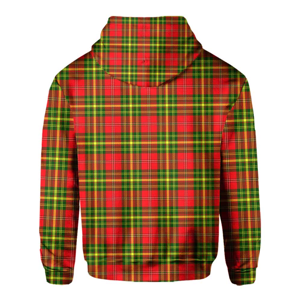 Clan Leask Tartan Men Hoodie Crest And Plaid Basic Style