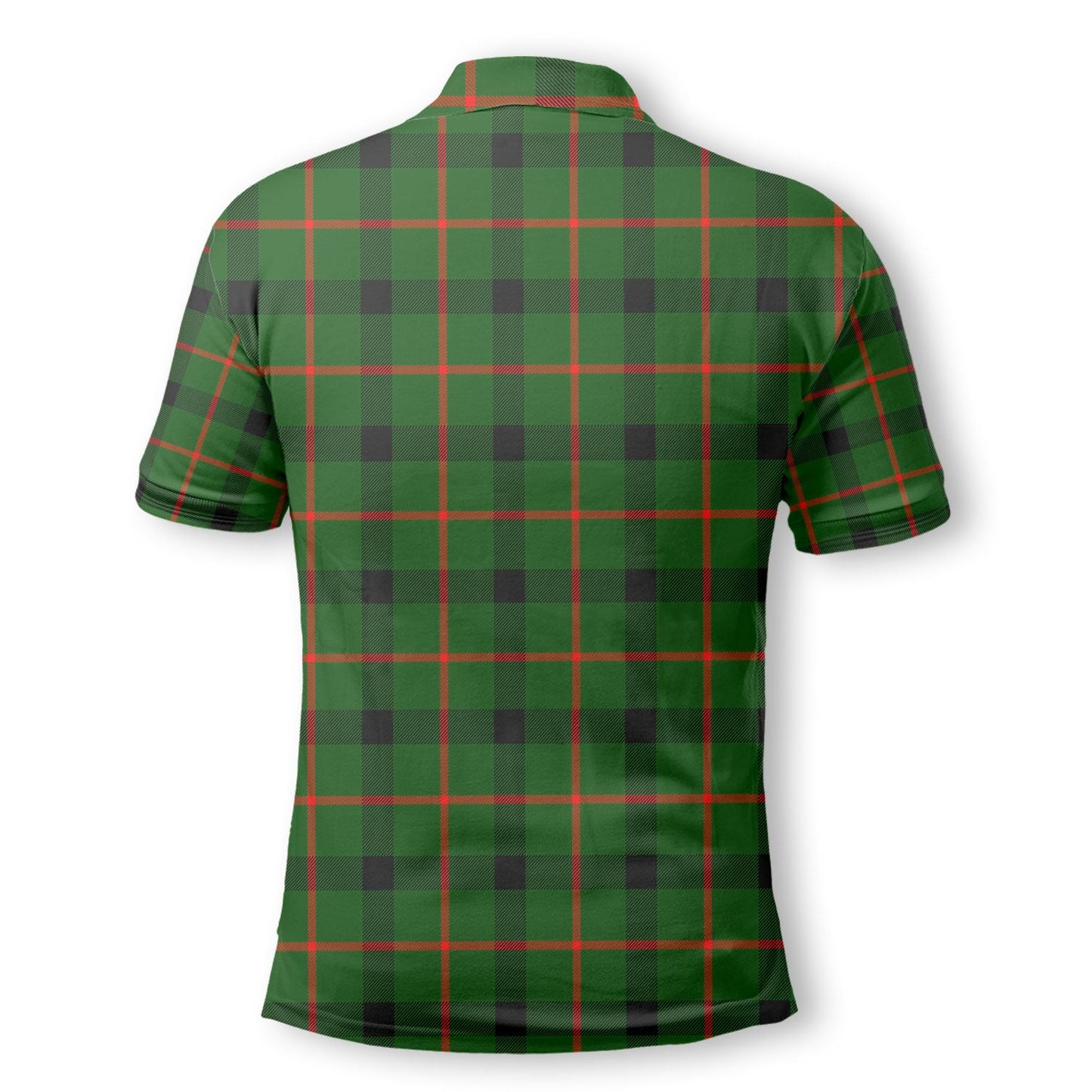 Clan Lennox Lennox Kincaid Tartan Golf Men Polo Shirt Crest And Plaid Basic Style