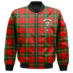 Clan Lennox Lennox Kincaid Tartan Men Bomber Jacket Crest And Plaid Basic Style