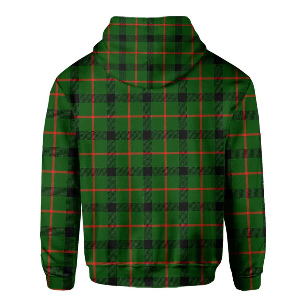 Clan Lennox Tartan Men Hoodie Crest And Plaid Basic Style