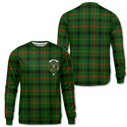 Clan Lennox Tartan Men Sweatshirt Crest And Plaid Basic Style