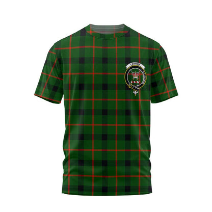 Clan Lennox Tartan Men T Shirt Crest And Plaid Basic Style