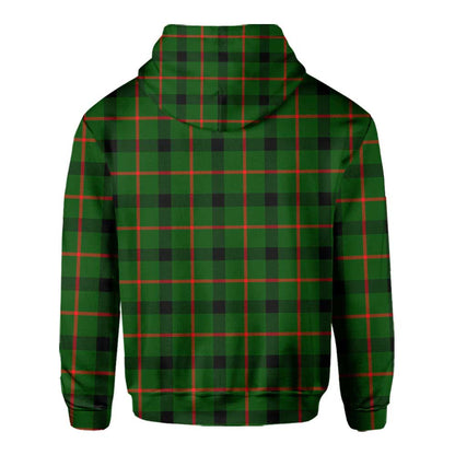 Clan Lennox Tartan Women Hoodie Crest And Plaid Basic Style