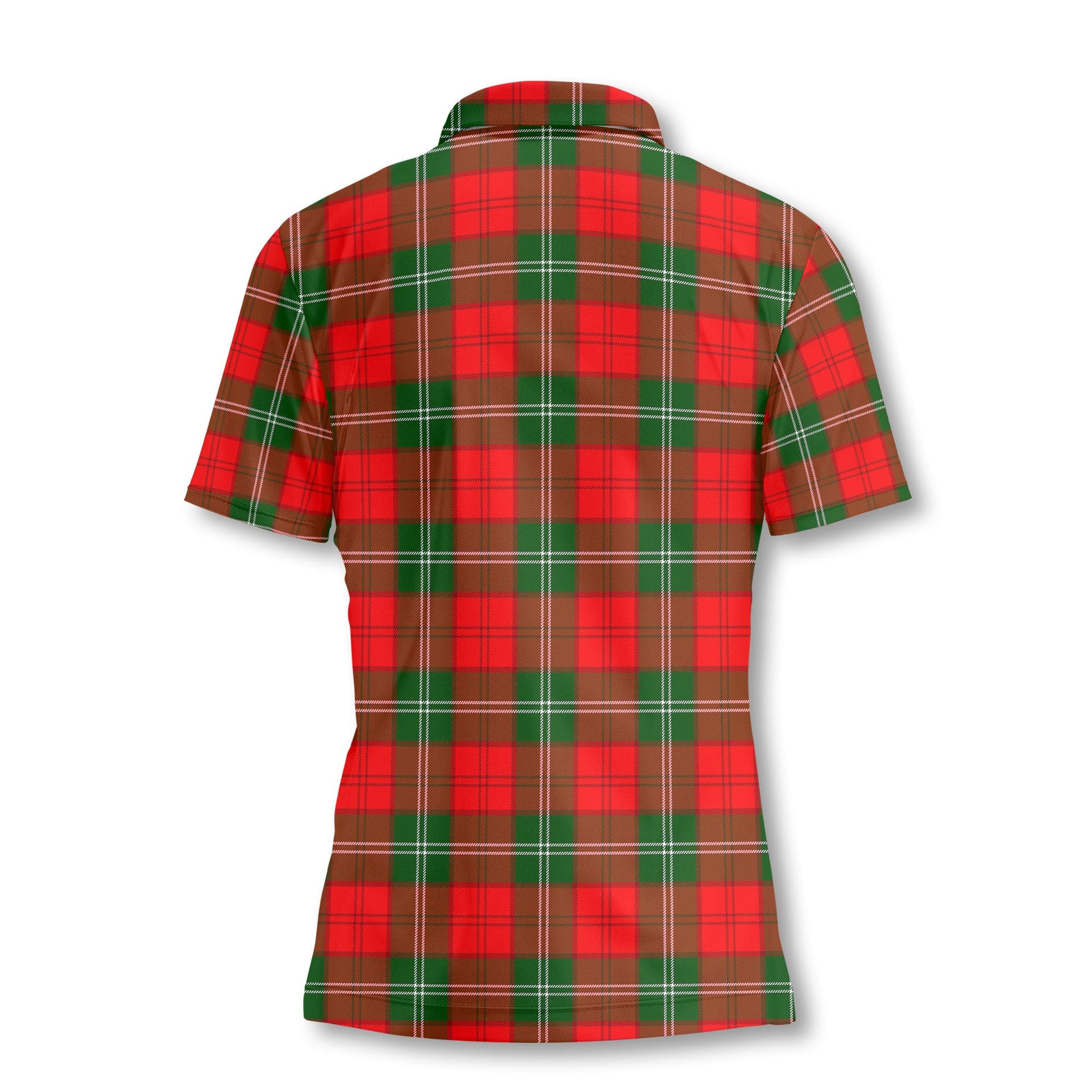 Clan Lennox Tartan Women Polo Shirt Crest And Plaid Basic Style