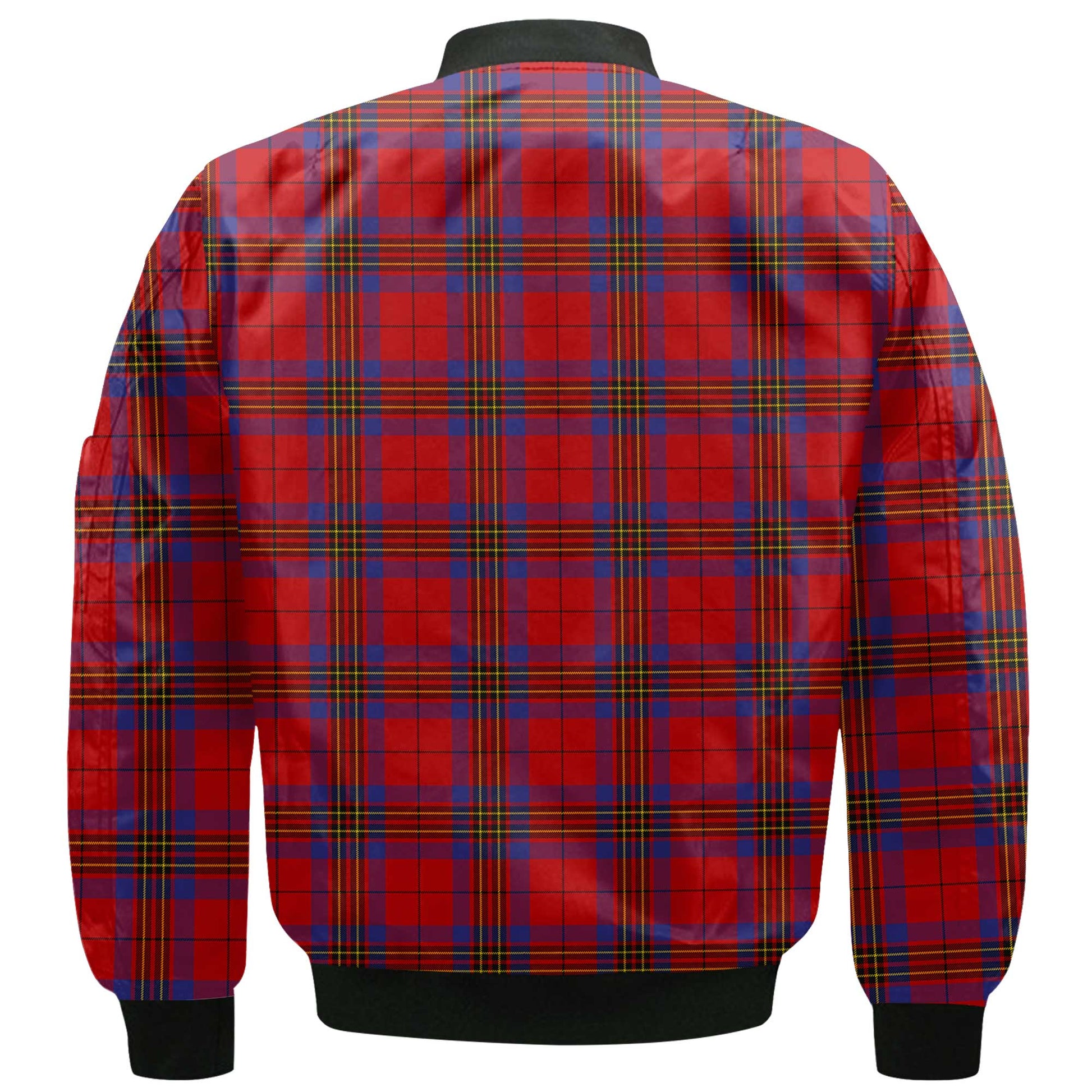 Clan Leslie Tartan Men Bomber Jacket Crest And Plaid Basic Style