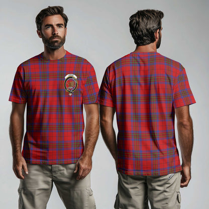 Clan Leslie Tartan Men T Shirt Crest And Plaid Basic Style