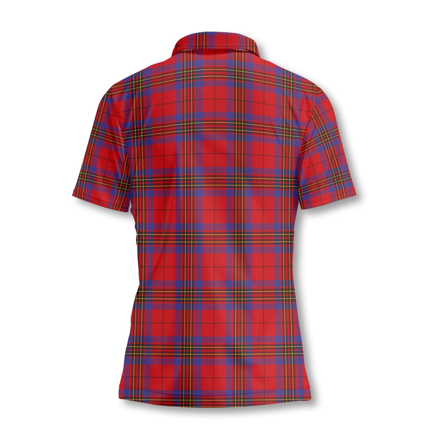 Clan Leslie Tartan Women Polo Shirt Crest And Plaid Basic Style