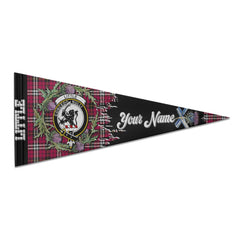 Clan Little Tartan Felt Pennant Crest And Plaid Basic Style