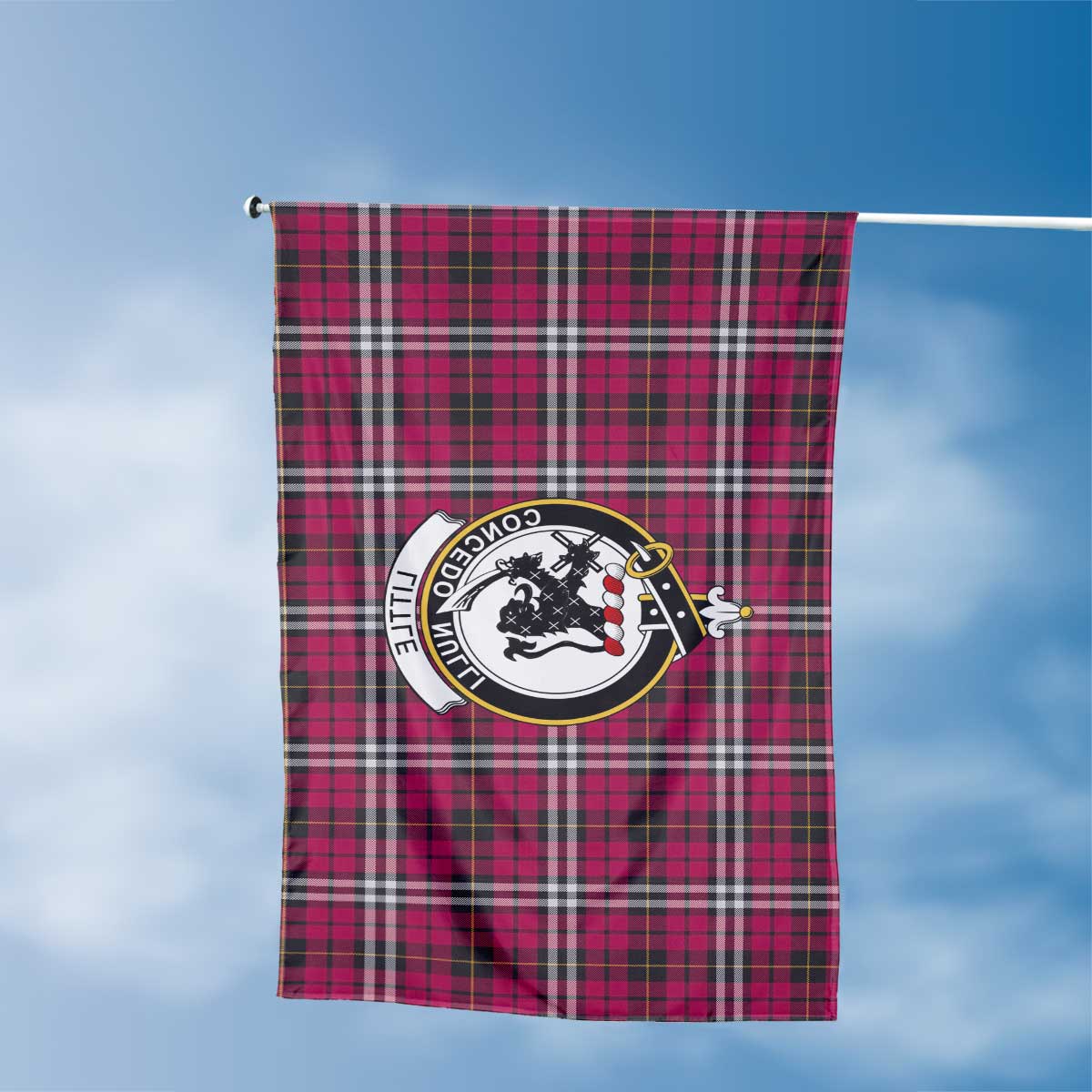 Clan Little Tartan Flag 1 Crest And Plaid Basic Style Tartan House Flag Crest And Plaid Basic Style