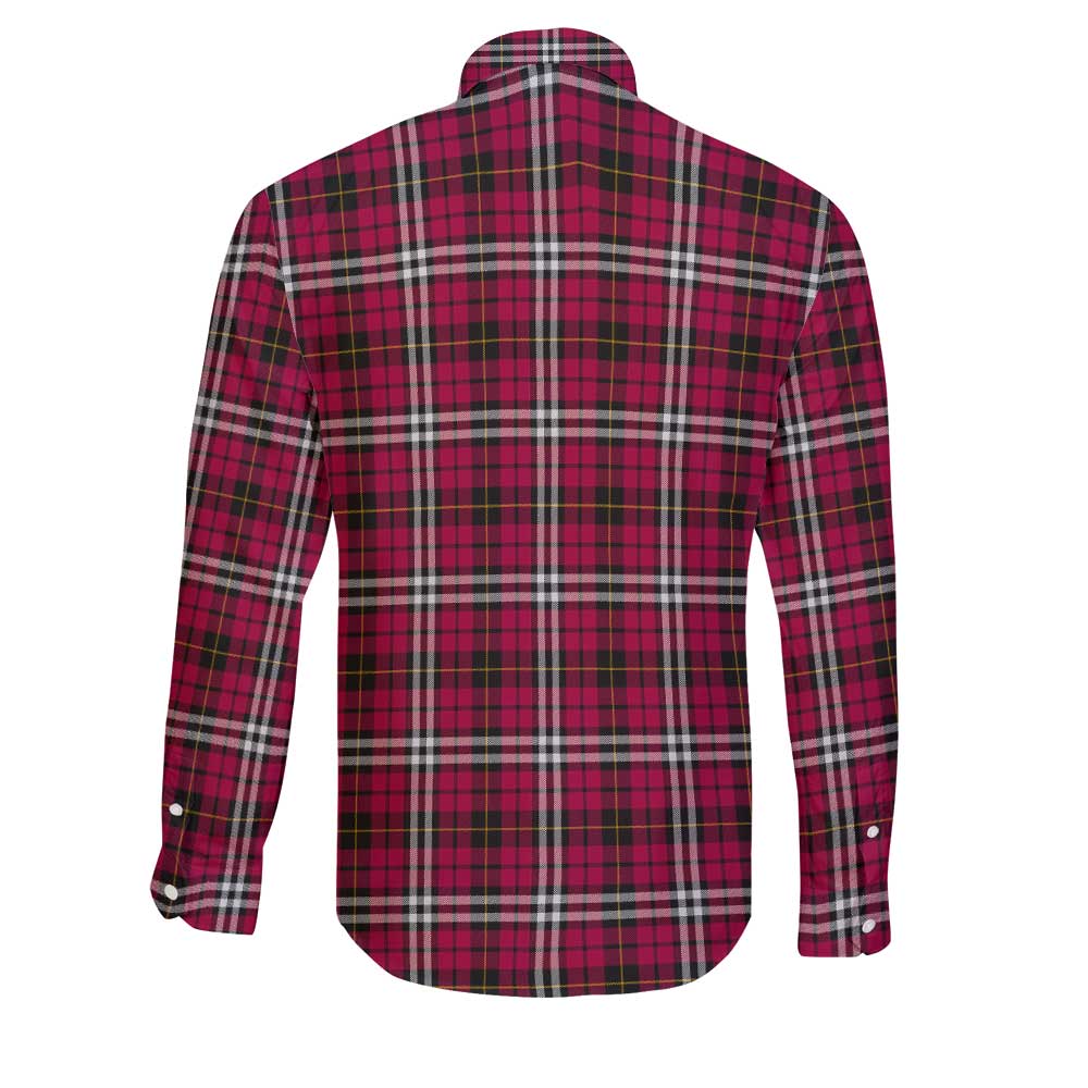 Clan Little Tartan Long Sleeve Button Shirt Crest And Plaid Basic Style