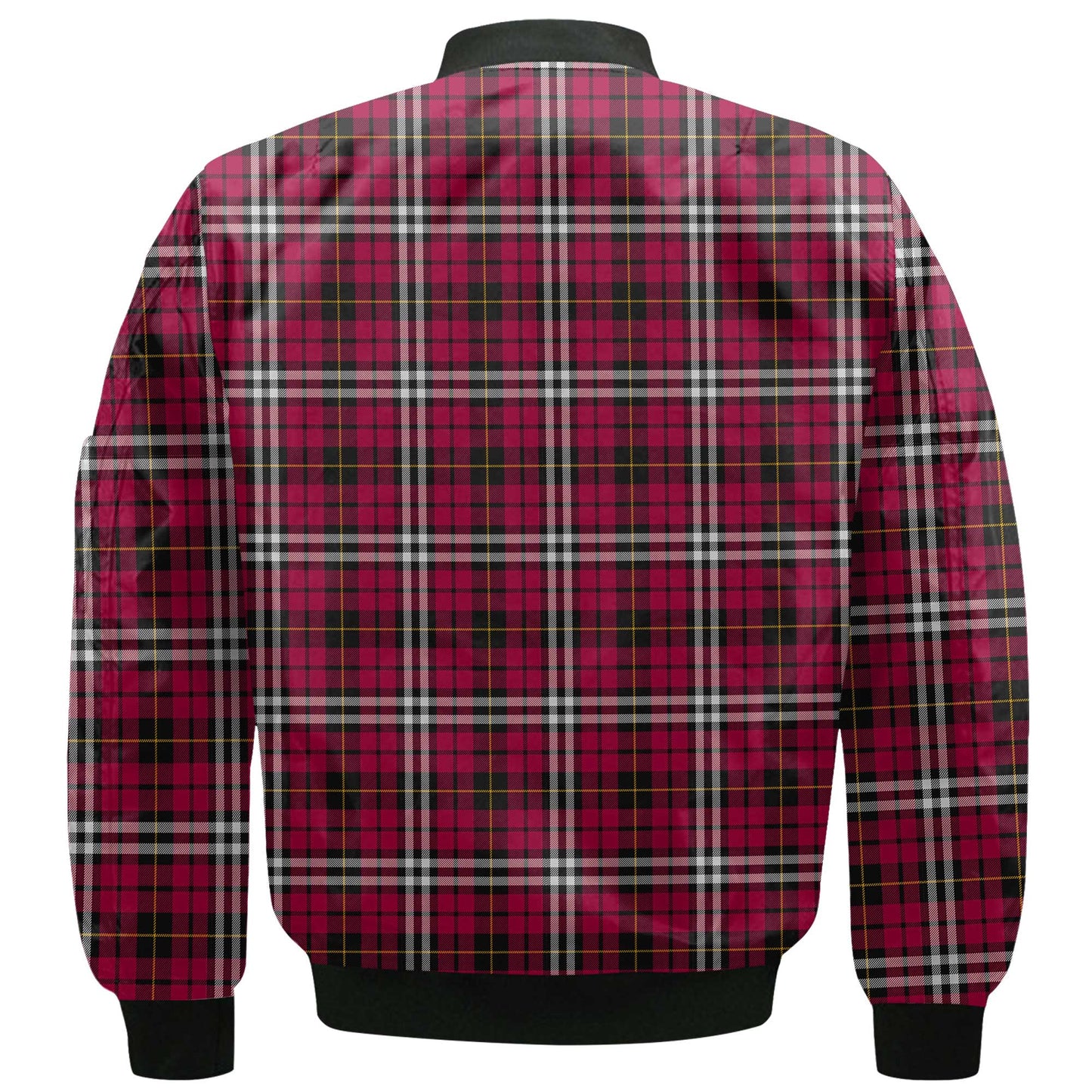 Clan Little Tartan Men Bomber Jacket Crest And Plaid Basic Style