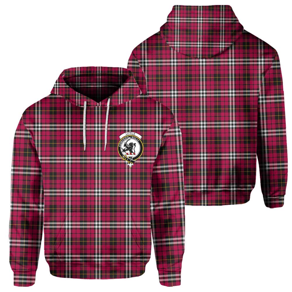 Clan Little Tartan Men Hoodie Crest And Plaid Basic Style