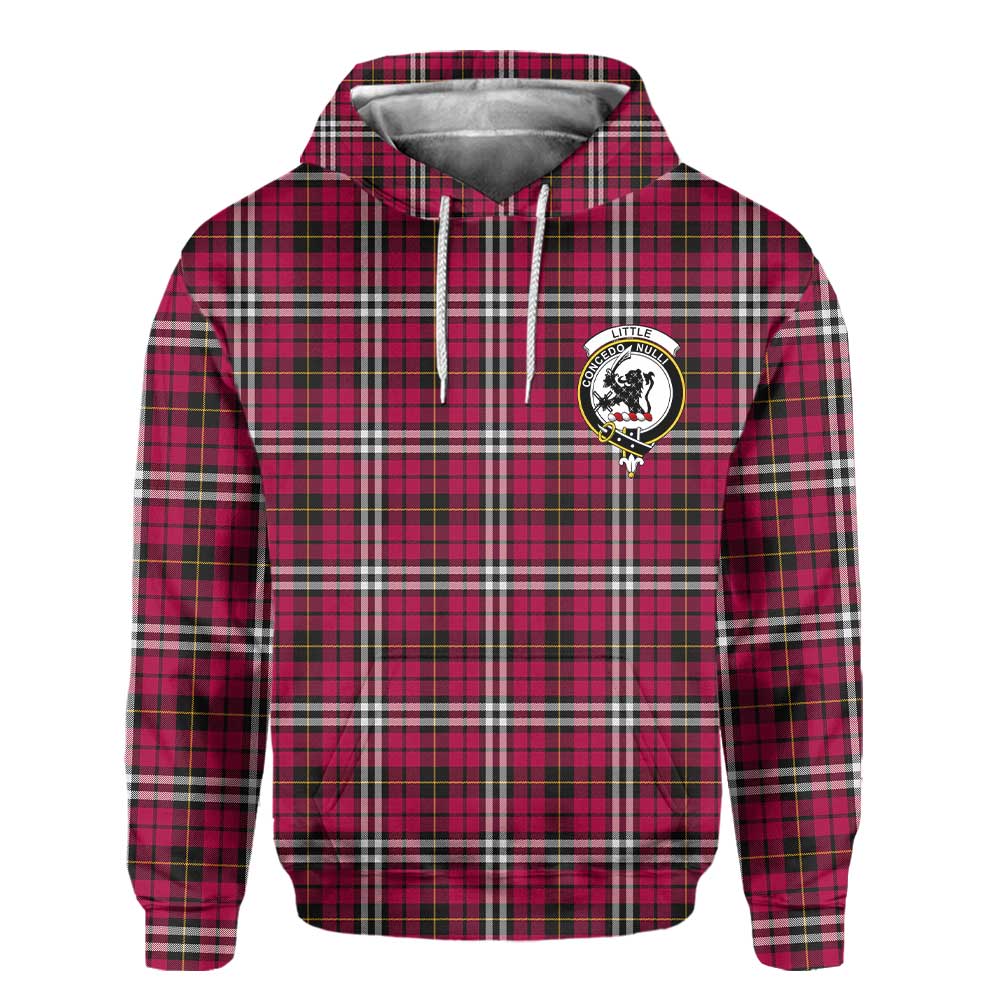 Clan Little Tartan Men Hoodie Crest And Plaid Basic Style