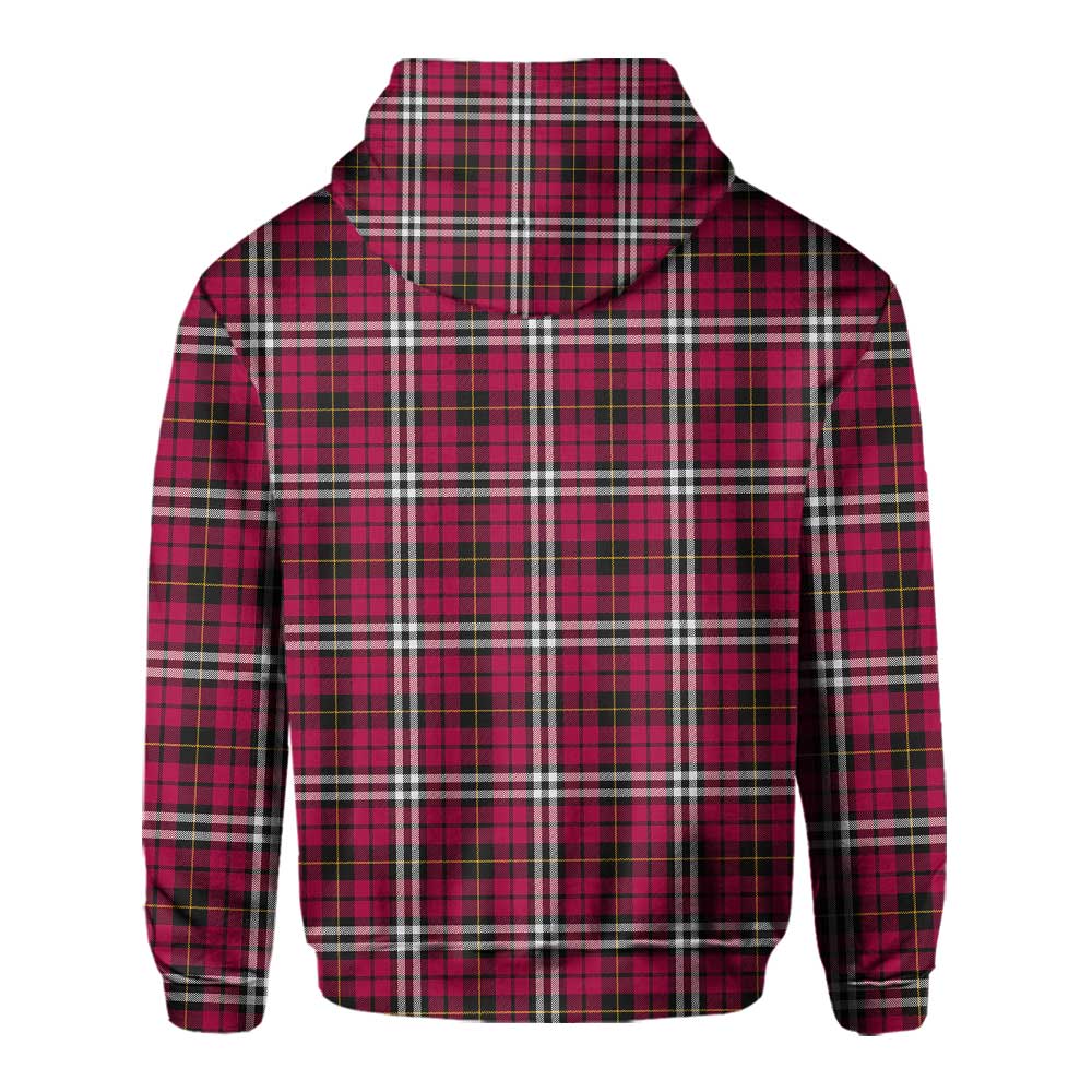 Clan Little Tartan Men Hoodie Crest And Plaid Basic Style