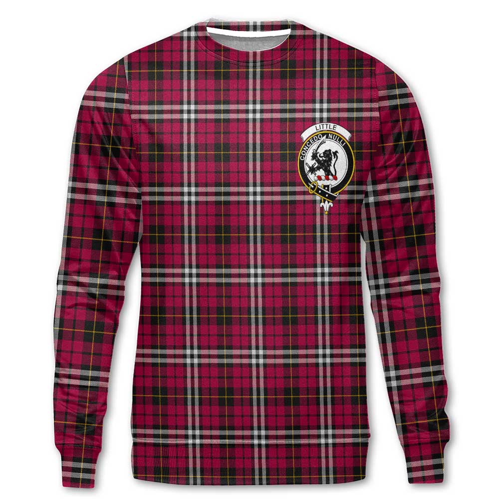 Clan Little Tartan Men Sweatshirt Crest And Plaid Basic Style