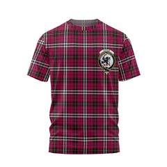 Clan Little Tartan Men T Shirt Crest And Plaid Basic Style