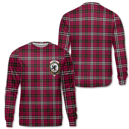 Clan Little Tartan Women Sweatshirt Crest And Plaid Basic Style