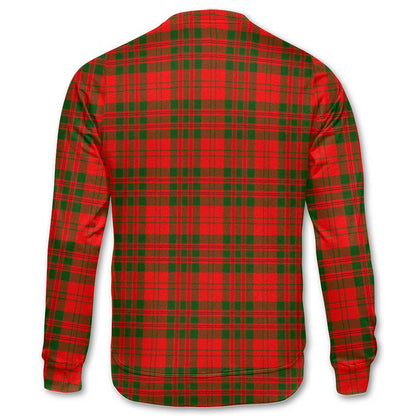 Clan Livingstone Tartan Men Sweatshirt Crest And Plaid Basic Style