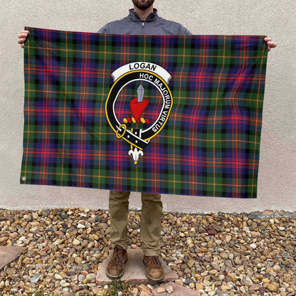 Clan Logan Tartan Flag 1 Crest And Plaid Basic Style Tartan House Flag Crest And Plaid Basic Style