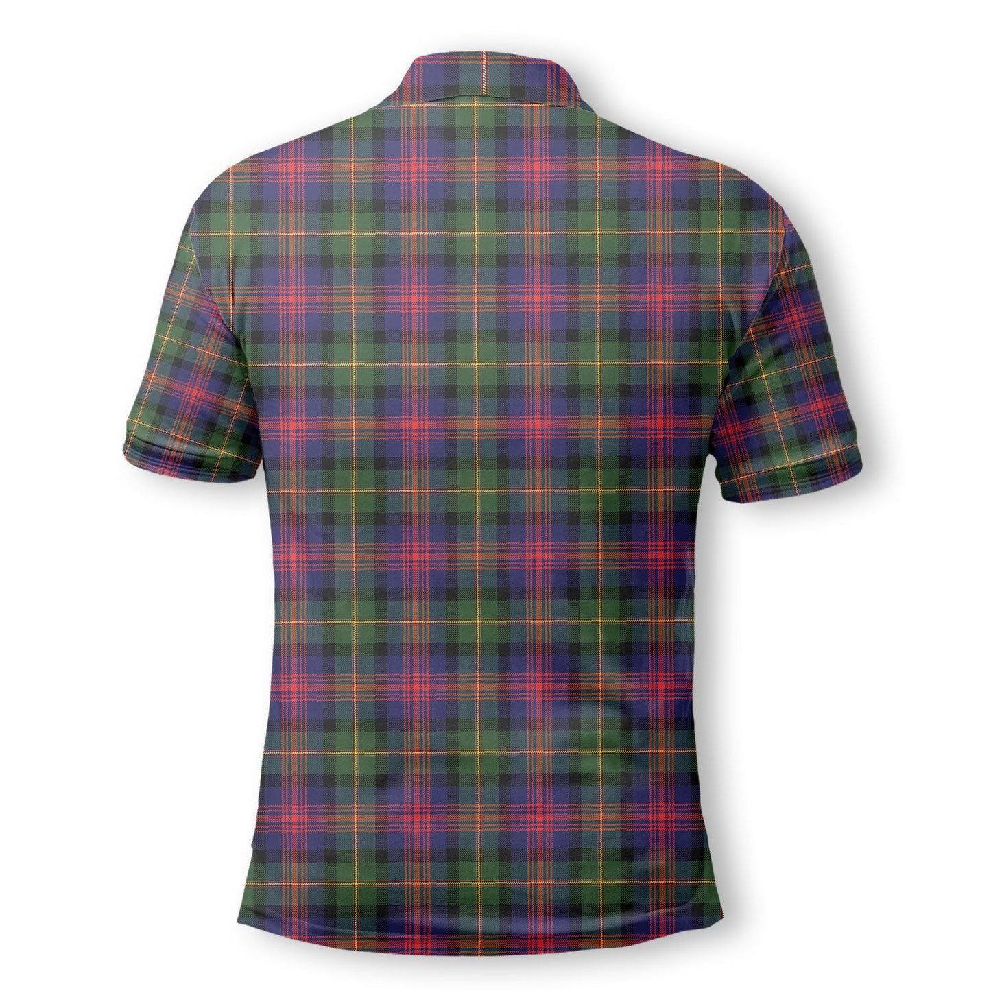 Clan Logan Tartan Golf Men Polo Shirt Crest And Plaid Basic Style