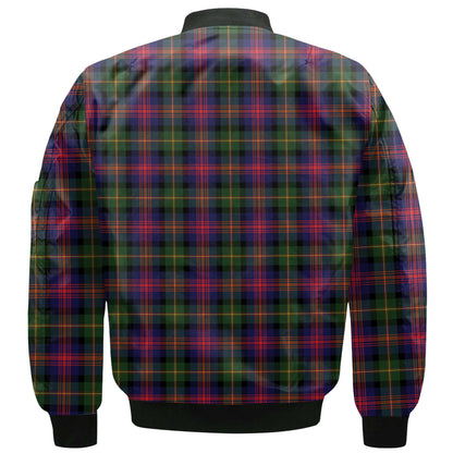 Clan Logan Tartan Men Bomber Jacket Crest And Plaid Basic Style