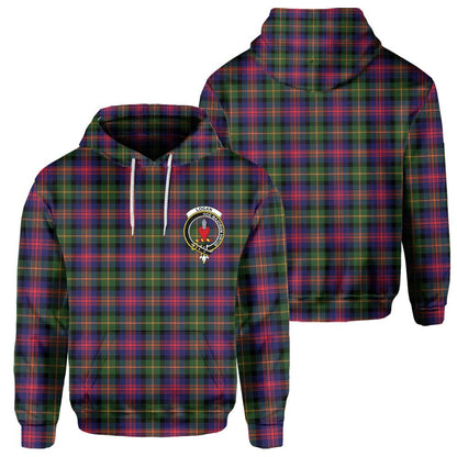 Clan Logan Tartan Men Hoodie Crest And Plaid Basic Style