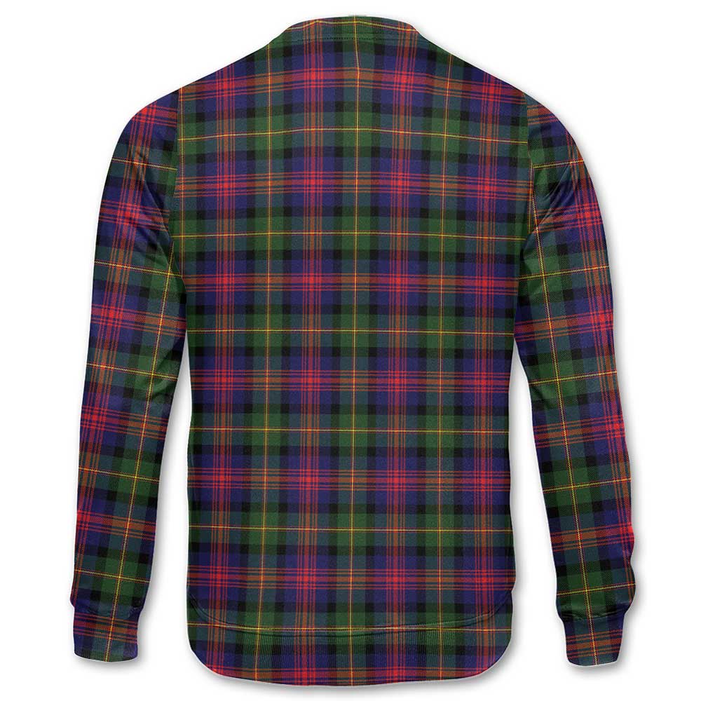 Clan Logan Tartan Men Sweatshirt Crest And Plaid Basic Style