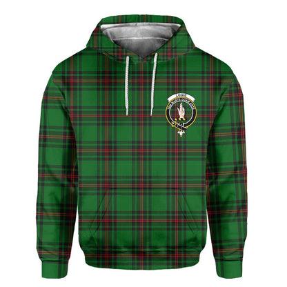 Clan Logie Tartan Women Hoodie Crest And Plaid Basic Style