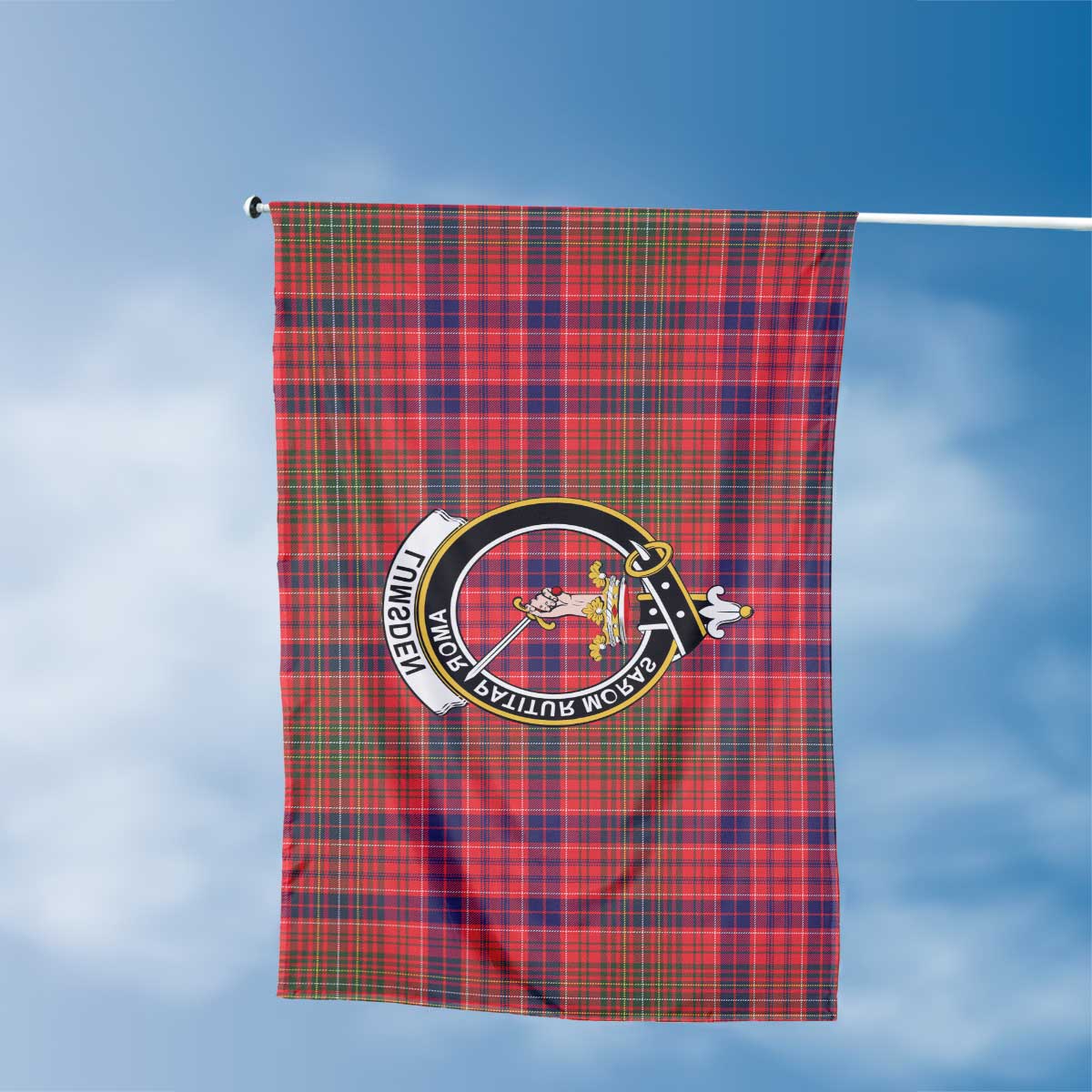 Clan Lumsden Tartan Flag 1 Crest And Plaid Basic Style Tartan House Flag Crest And Plaid Basic Style