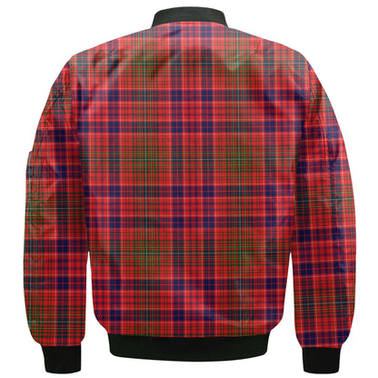 Clan Lumsden Tartan Men Bomber Jacket Crest And Plaid Basic Style