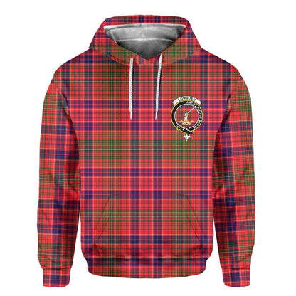 Clan Lumsden Tartan Men Hoodie Crest And Plaid Basic Style