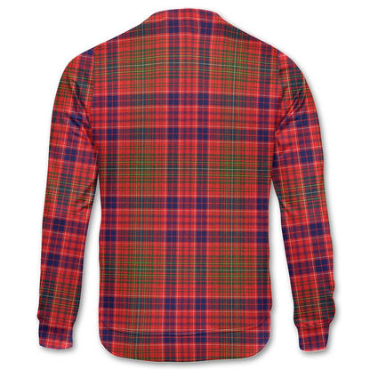 Clan Lumsden Tartan Men Sweatshirt Crest And Plaid Basic Style