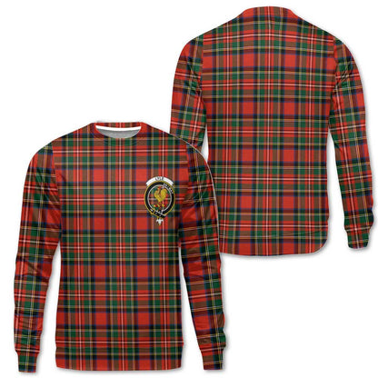 Clan Lyle Tartan Women Sweatshirt Crest And Plaid Basic Style