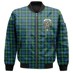 Clan Lyon Tartan Men Bomber Jacket Crest And Plaid Basic Style