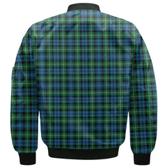 Clan Lyon Tartan Men Bomber Jacket Crest And Plaid Basic Style