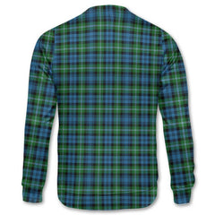 Clan Lyon Tartan Men Sweatshirt Crest And Plaid Basic Style