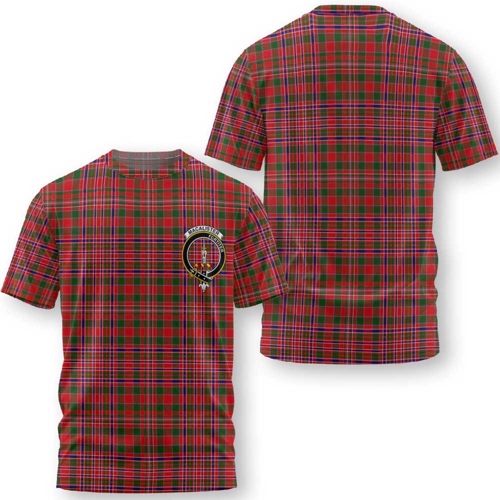 Clan Macalister Tartan Women T Shirt Crest And Plaid Basic Style