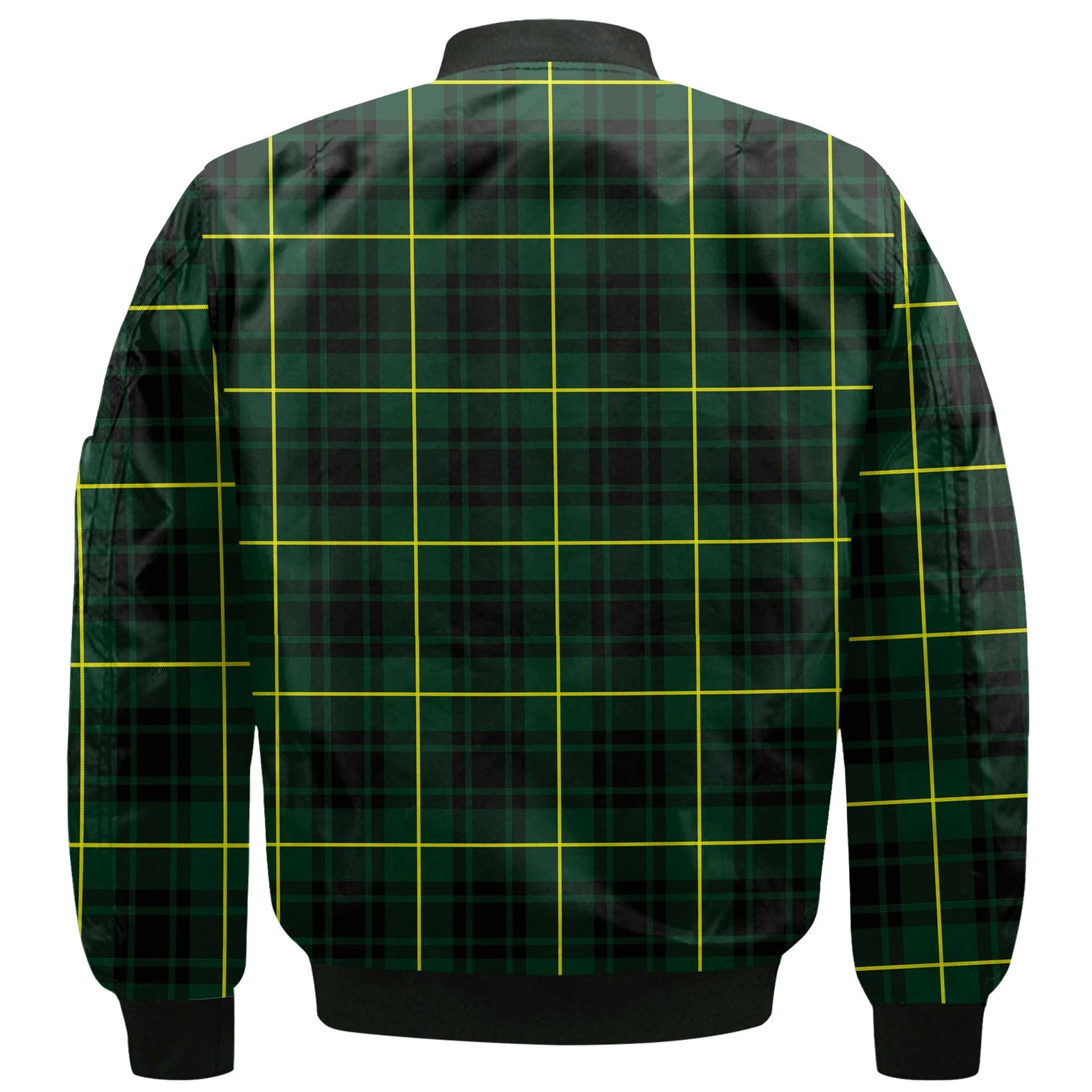 Clan Macarthur Tartan Men Bomber Jacket Crest And Plaid Basic Style