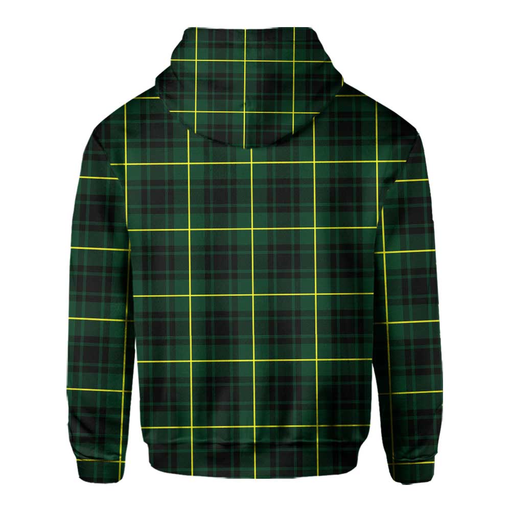 Clan Macarthur Tartan Men Hoodie Crest And Plaid Basic Style