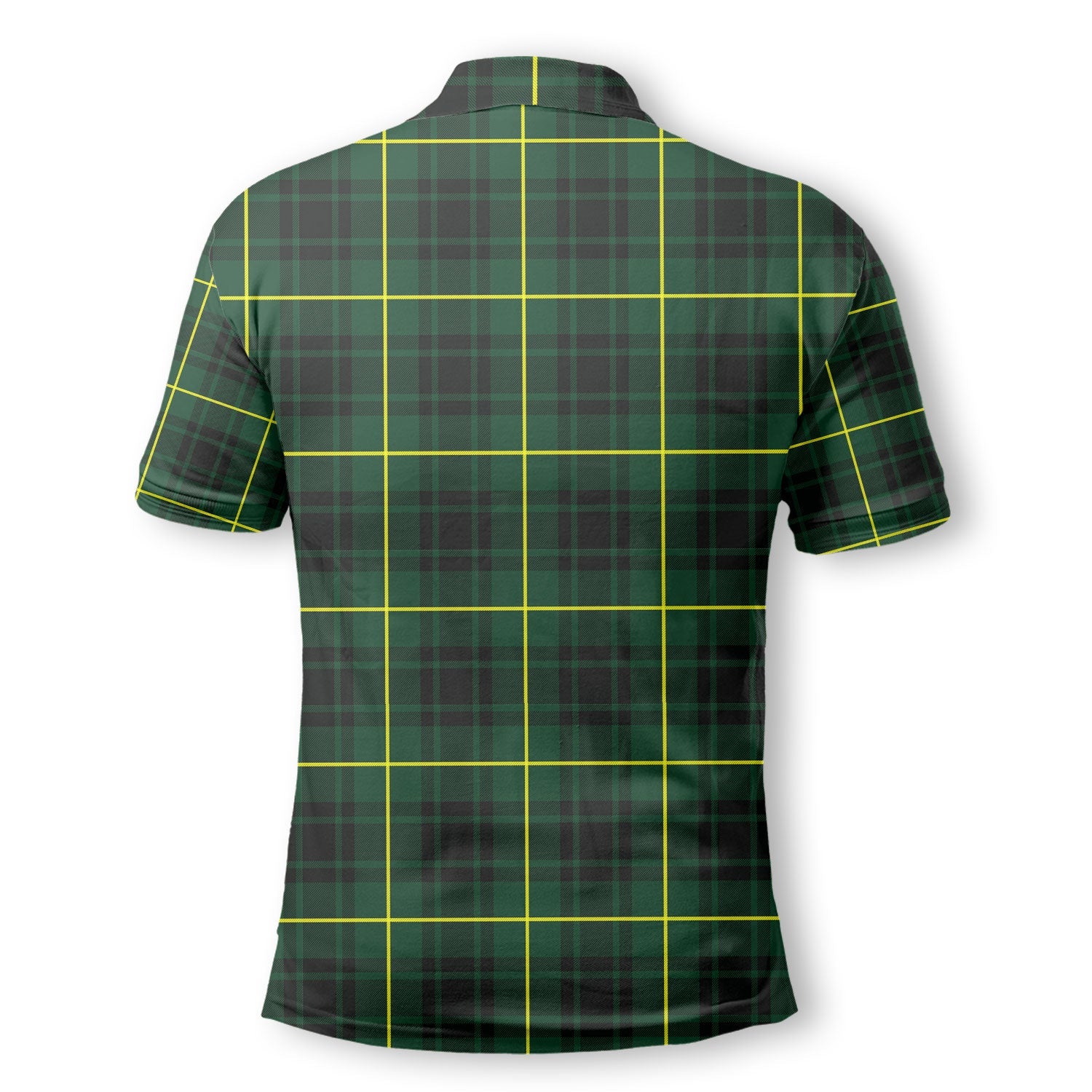 Clan Macarthur Tartan Men Polo Shirt Crest And Plaid Basic Style