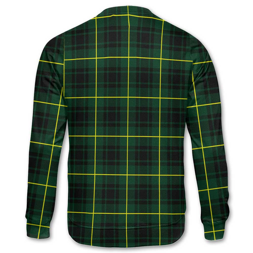 Clan Macarthur Tartan Women Sweatshirt Crest And Plaid Basic Style