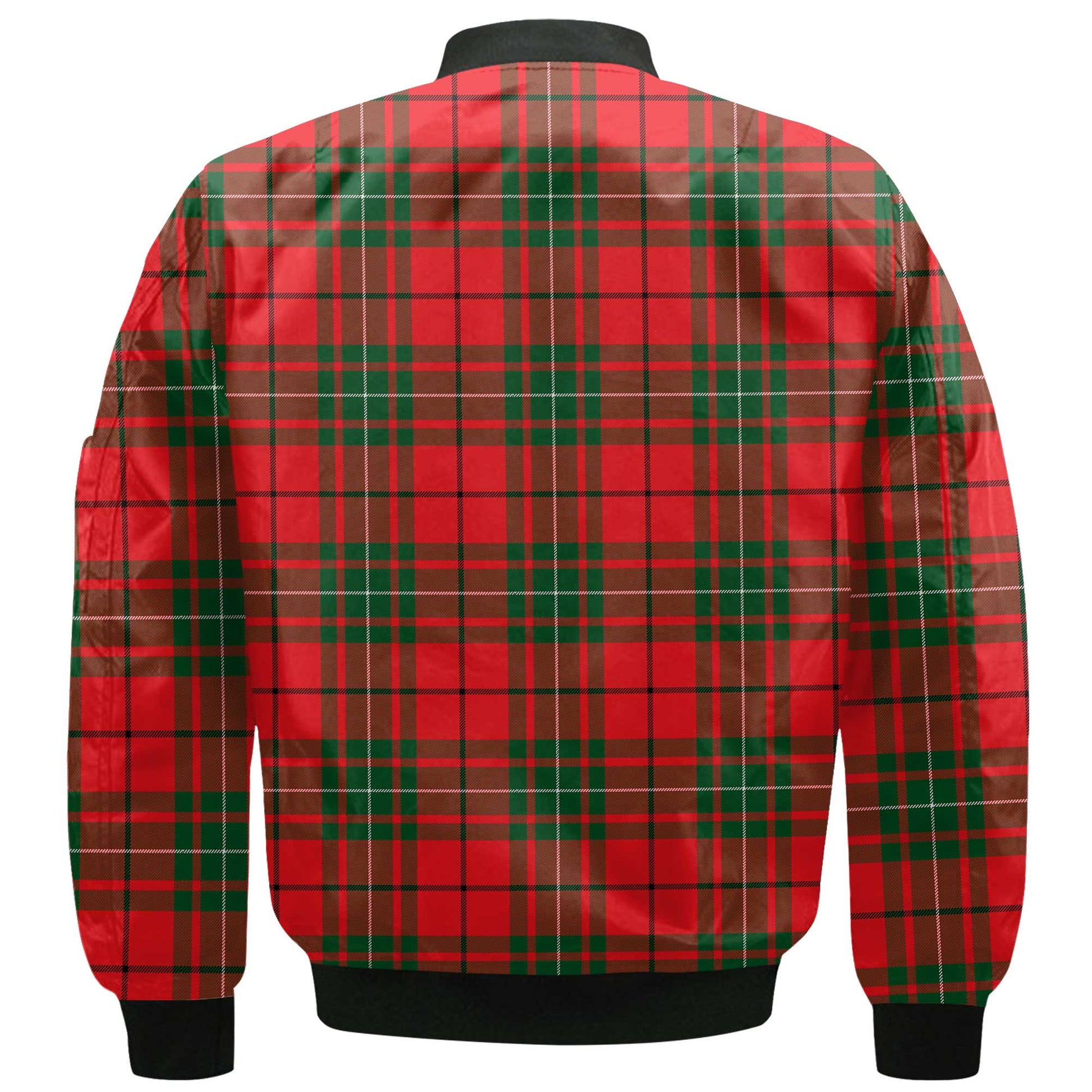 Clan Macaulay Tartan Men Bomber Jacket Crest And Plaid Basic Style