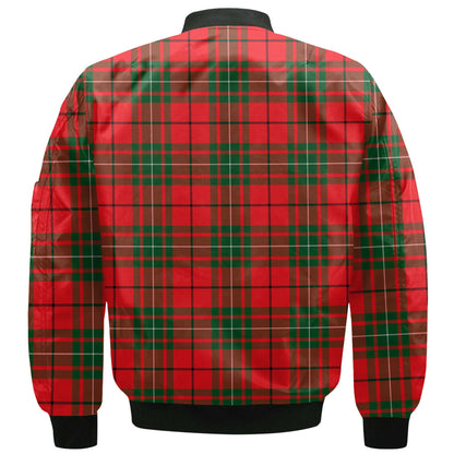 Clan Macaulay Tartan Men Bomber Jacket Crest And Plaid Basic Style