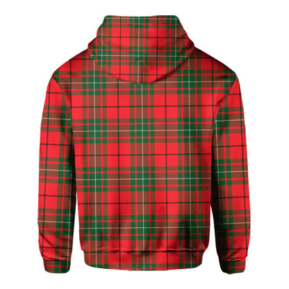 Clan Macaulay Tartan Men Hoodie Crest And Plaid Basic Style