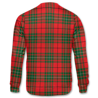 Clan Macaulay Tartan Men Sweatshirt Crest And Plaid Basic Style