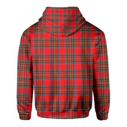 Clan Macbain Tartan Men Hoodie Crest And Plaid Basic Style